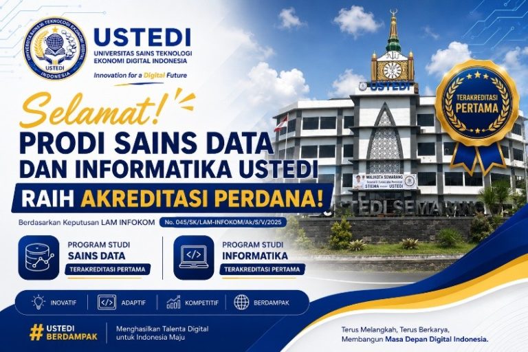 Akreditasi Prodi Informatika USTEDI dan Prodi Sains Data dari LAM INFOKOM