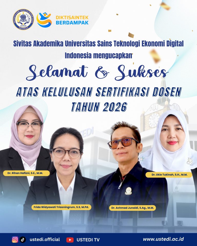 Dosen USTEDI Lulus Sertifikasi Dosen 2026