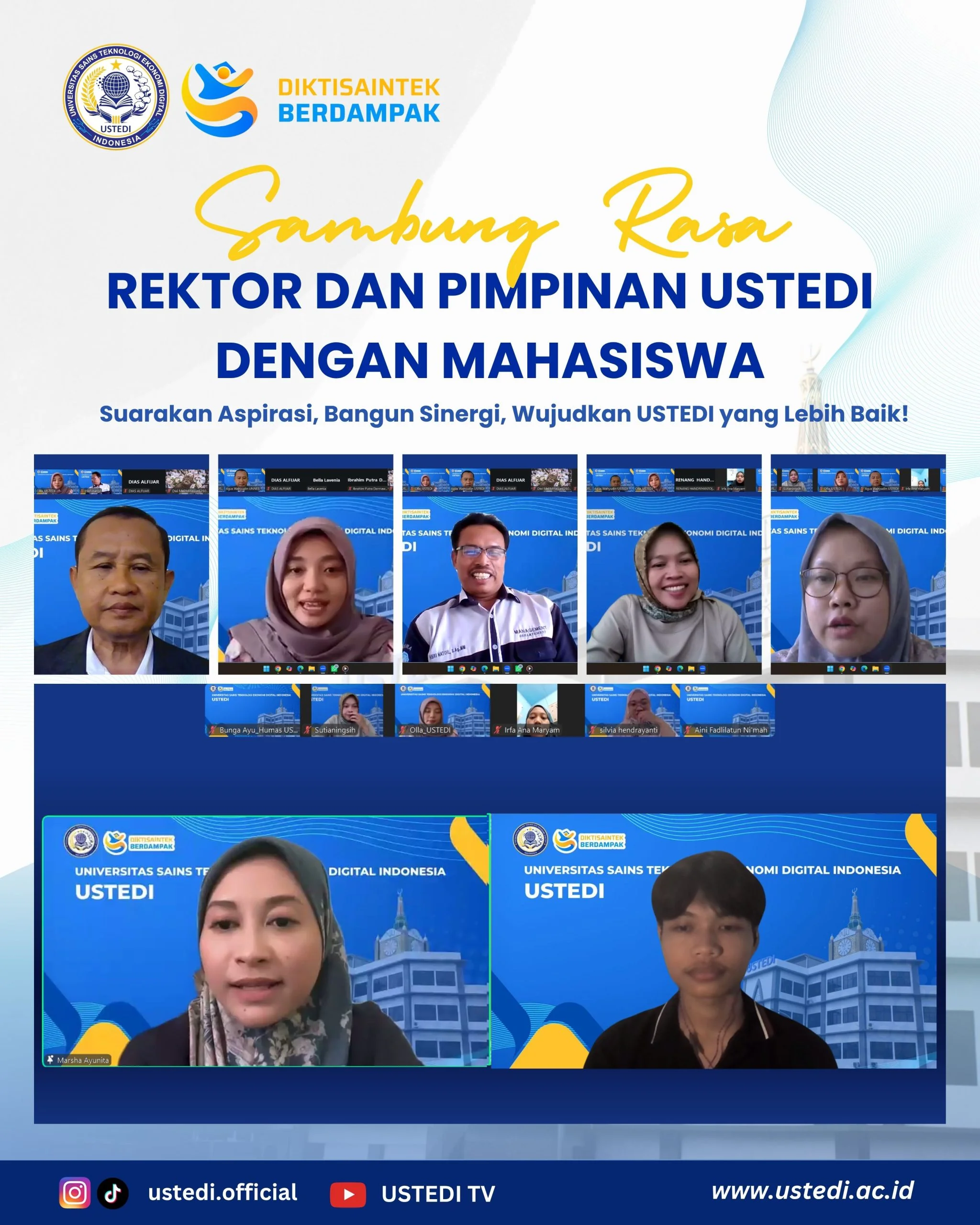 Sambung Rasa Rektor dengan Mahasiswa